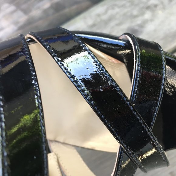 Jimmy Choo for H&M Patent Leather Black Heels - Picture 3 of 6